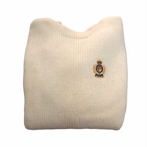 Polo Ralph Lauren 90s Vintage Wool Cream Sweater